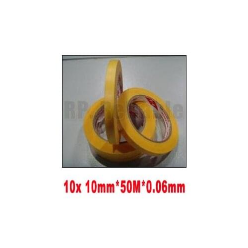 10x 10mm*50M High Temperature Resistant Adhesive Masking Tape 3M244 for Hold Bundle Seal and Paint masking