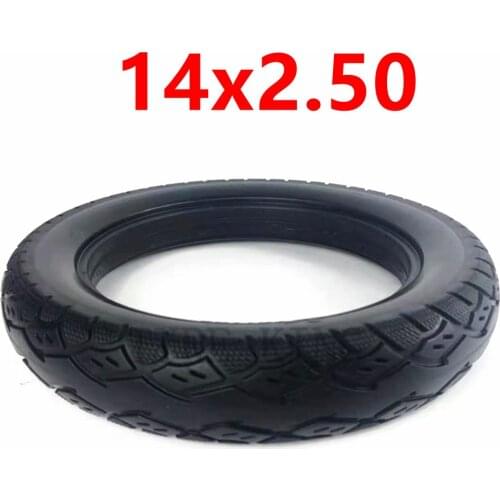 14x2.50 Solid Tire 14 * 2.5 Explosion Proof Tire for Electric Vehicle Tire Accessories