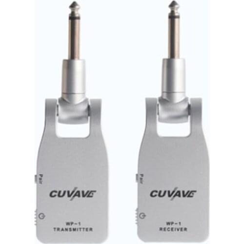 CUVAVE WP-1 2.4GHz Guitar Wireless System Transmitter and Receiver for Electric Guitar Bass Violin to Replace Cables