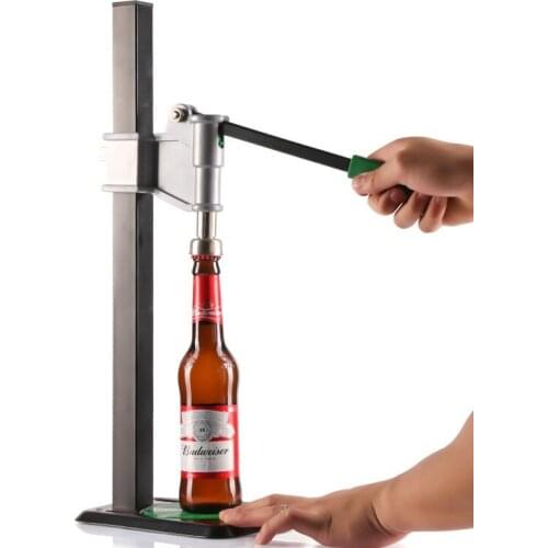Beer Bottle Capper Auto Lever Bench Capper For Home Brew Keg Soda Crown Capping High Quality