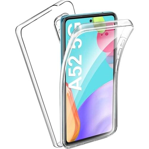 360 Full Cover Case For Samsung Galaxy A32 A02 A02S A52 A72 A12 A21S M31S A42 A51 A71 M31 A31 S10 S20 FE S21 Plus Note 20 Ultra
