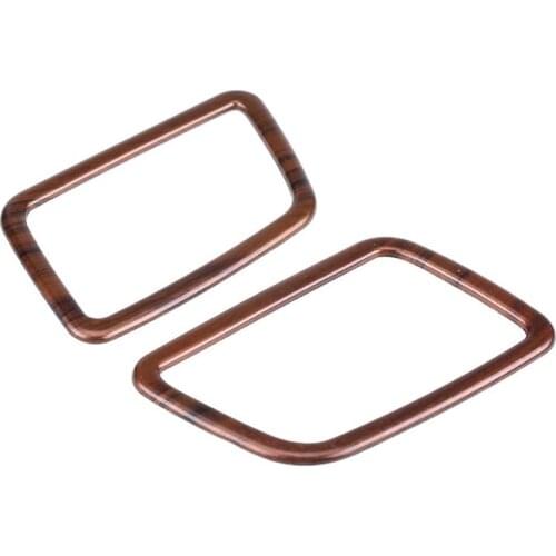 For CRV ABS Peach Wood Grain Dashboard Air Vent Outlet Cover Trim Frame Decoration for Honda CR-V 2017-2021 Accessories