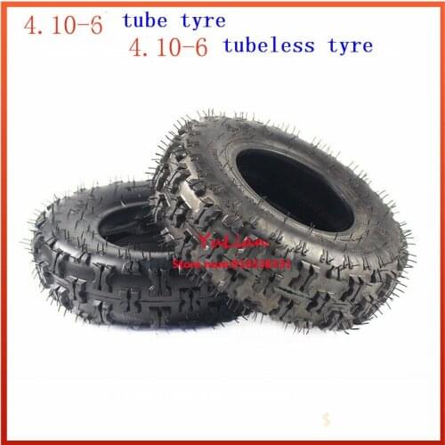 Good Quality 4.10-6 Tubeless Tire ATV Go Kart MIni Quad 4.10-6 Inch Tire Snowplow Vacuum Snowmobile Tire 4.10-6 Inch Beach Tire