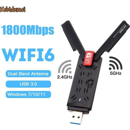 5Ghz 2.4Ghz Wireless USB 3.0 Adapter Network Card Dual Band 1200Mbps Wifi Antenna Dongle 802.11AC RTL8812BU For Laptop Desktop