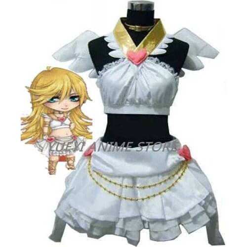 Angel Costume Panty Anarchy Cosplay Panty & Stocking with Garterbelt Heroine Costume Gilrs Women Halloween Costume