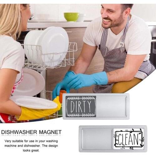 Dishwasher Clean Dirty Sign Magnet Indicator For Washing Machine Washing Machine Magnets With Stickers For Kitchen Finishing