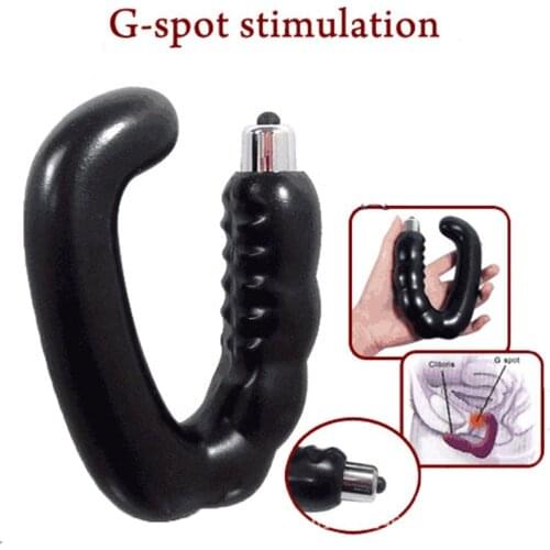 Prostate Massager Anal Butt Plug Sex Products, Silicone Dildo C G spot Vibrator Double Plugs Dong Adult Dick Toys for Men