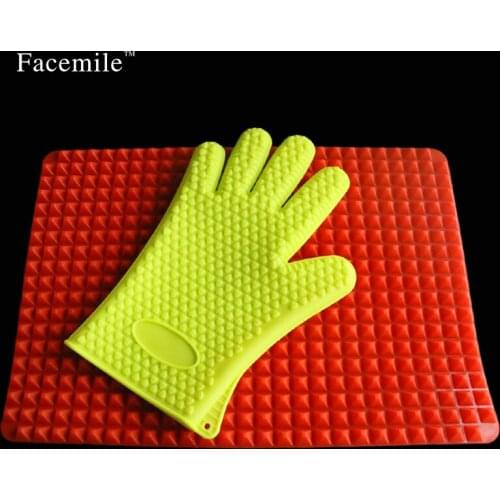 Microwave oven bakeware Silicone Baking Mats Pads Cooking Mat Oven Baking Gloves Kitchen Set