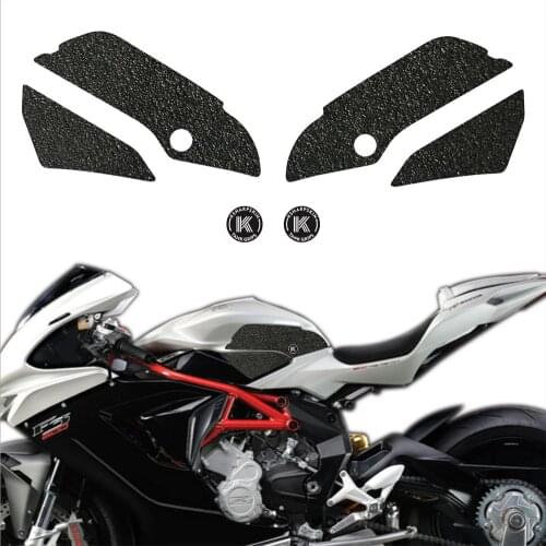 Motorcycle fuel tank pad tank grip protection sticker KSHARPSKIN knee grip side applique for MV AGUSTA F3 675 RC 800 AGO RC