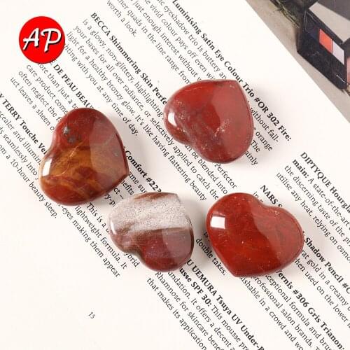 1PC Natural Petrified Wood Silicified Wood Fossil stone Crystal Heart Healing Decoration Natural Stones and Minerals