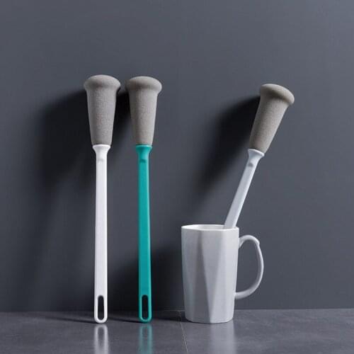 Milk Bottle Coffe Tea Red Wine Glass Cup Brush Long Handle Cleaning Sponge Brushes Kitchen Washing Tools Cleaning Brush Tools