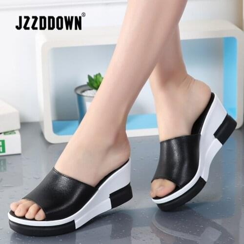 JZZDDOWN women flip flops platform sandals Shoes ladies summer slippers Peep Toe sandals flip-flops women flipflops shoes