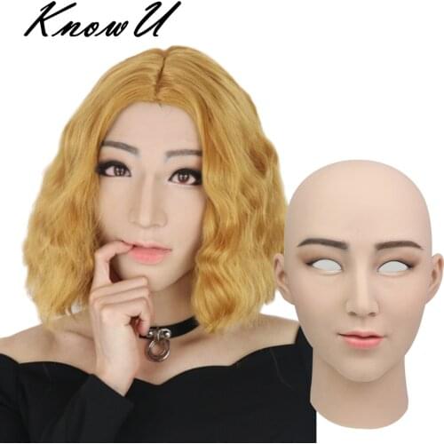 KnowU Femalemask Laurel Silicone Headgear Crossdresser Cosplay Doll Dragqueen Permanent Makeup