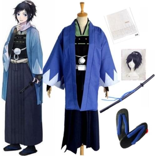 Touken Ranbu Online yamatonokami yasusada Cosplay Costumes Hallowmas costumes Men and women ONLINE kimono uniforms show costume
