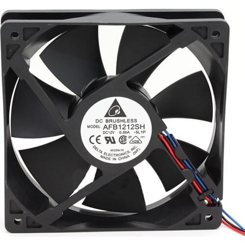 12V 0.8A High quality Cooling Fan Speed regulating Double Ball Fan Bearing for Delta fan Spare Accessories