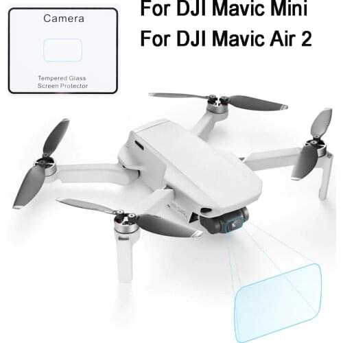 1pc 9H HD Clear Anti-Scratch Hardness Tempered Glass Lens Screen Protector Film For DJI Mavic Mini/Mavic Air 2 Drone Accessories
