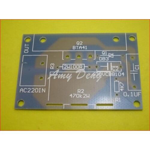 10pcs/lot 3800W SCR dimming module PCB board power electronic speed regulator thermostat module empty plate
