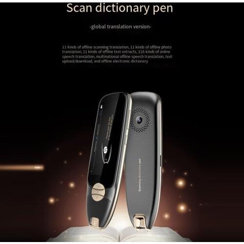 64G /128G Smart Voice Translator Offline 116 Language Simultaneous Translation Pen Artifact Voice Business Travel Abroad Tourism