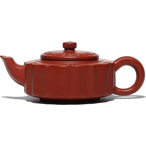 Authentic Yixing Teapot Purple Clay Mud Dahongpao Kung Fu Zhou Pan Kettle Creative Teaware Chinese Tea Set Household Teapot