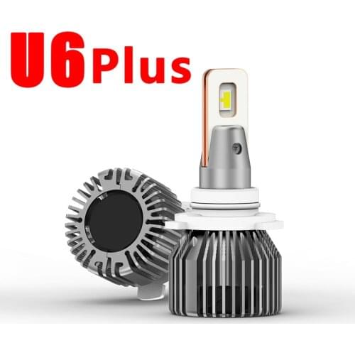 U6 Plus Car Led 9005 Hb3 H7 Led Canbus Headlight No Error Bulb 12V 6000K White 100W 13000Lm
