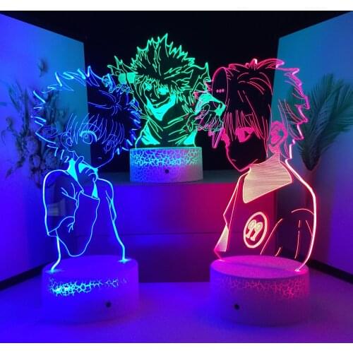 Killua Series Anime Figure Hunter X Hunter 3D Lamp Kid Bedroom Decor Birthday Gift Nightlight LED Acrylic Night Light Dropship