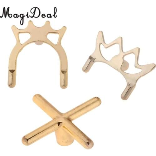 Brass Finish Billiard Bridge Heads Snooker Pool Cue Sticks Rods Rest Holder Accessory