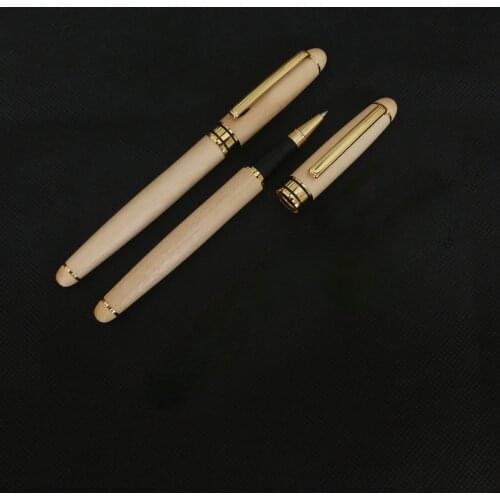 Maple Pen Fountain Pen Orb Pen Solid Wood Fountain Pen Natural White Wood Sign Pen Office Accessories Luxury Pen Ballpoint Pens