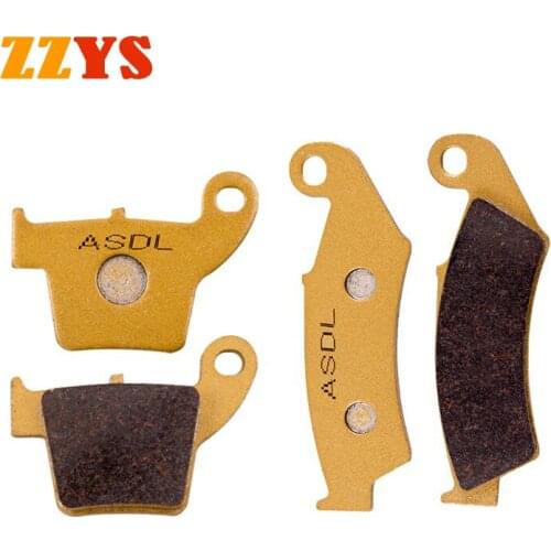 Motorcycle Front Rear Brake Pads Set For HONDA CR125 Motard CR250 CR250R Moto CR 125 250 CRM125 Derapage RR 2T CRM 125 CRE450