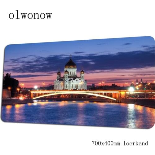 Cathedrals mouse pad Gorgeous Computer mat 70x40cm gaming mousepad large Cartoon padmouse keyboard games pc gamer desk