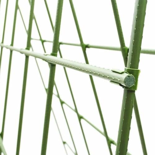 10 PCS Cross Plastic clips Plant support Fixed Connector Pillars Gardening 8-20mm Diameter Fastener Agriculture Adjustable W4L9