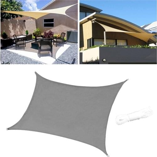 Square Canopy Water Resistant Garden Awning Canopy Cover for Swimmping Pool