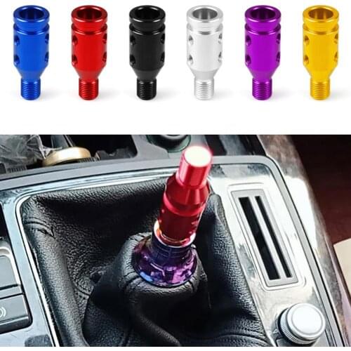 M12 x 1.25 Universal Car Threaded Shifter Gear Shift Knob Adapter Aluminium Car Styling Accessories Interior 6 Colors