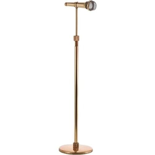 Miniature Microphone Mini Musical Instrument Replica Model For Action Figures Dollhouse Accessories Display Ornaments