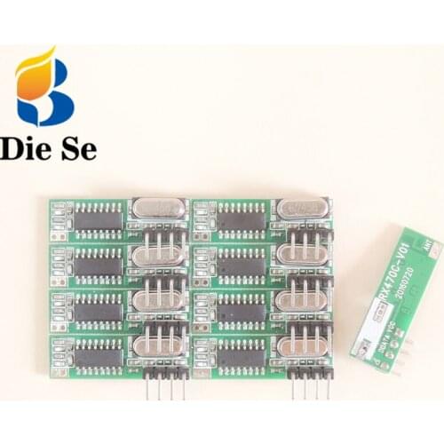 433 Mhz RF Wireless Receiver Module Switch Superheterodyne 433MHZ Wireless for arduino DIY Relay Receiver Updated module