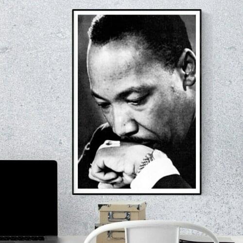 MT251 Martin Luther King Quote Black White Wall Art Picture Canvas Oil Painting Poster Prints Living Room Home Decor