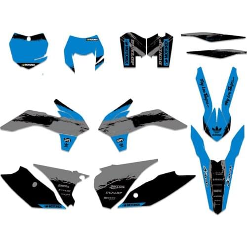 Motorcycle Team Graphic & Backgrounds Decal Sticker Kits for KTM EXC EXCF XCW 2014 2015 2016