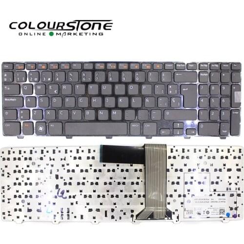 New SP Laptop Keyboard For Dell Inspiron N5110 M5110 M501Z N5110 0W35K7 65890-16Q Spanish Notebook Black Teclado