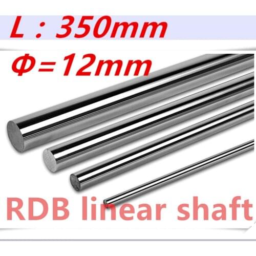 New 12mm linear shaft 350mm long linear rail 12x350mm CNC linear shaft hardened rod linear guide rail cnc parts