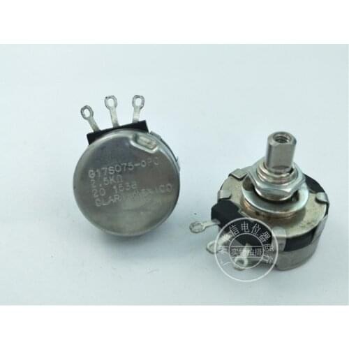 Original new 100% G17S075-OPO 2.5K single potentiometer axis diameter 6.4MM (SWITCH)