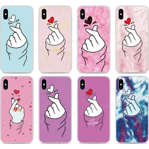 Finger Love Phone Case For OPPO Realme X50 5 6 Find X2 Reno A Ace 3 Pro K1 A92S A91 F15 A52 A72 AX7 A5S A31 A8 A9 A5 2020 Cover