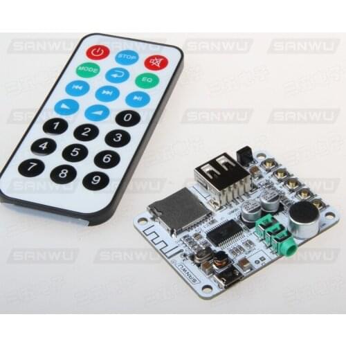 Wireless Bluetooth audio receiver board modified Bluetooth module car Bluetooth audio power amplifier modification before the Bl