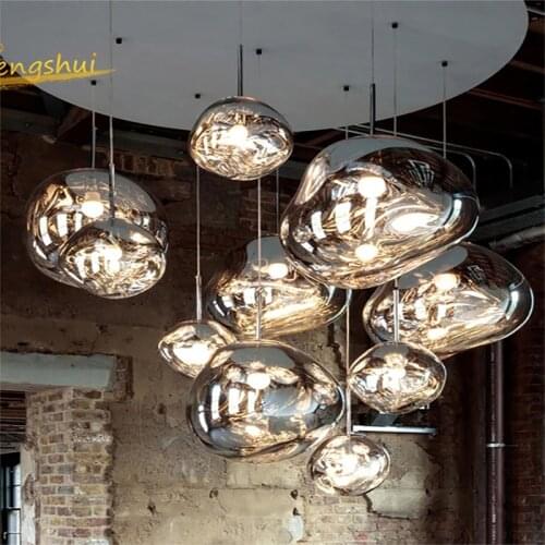 Nordic Design PVC Lava Pendant Lights LED Pendant Lamp DiningRoom Villa Duplex Loft Apartmen Lighting Hotel Coffee Hanging Lamps