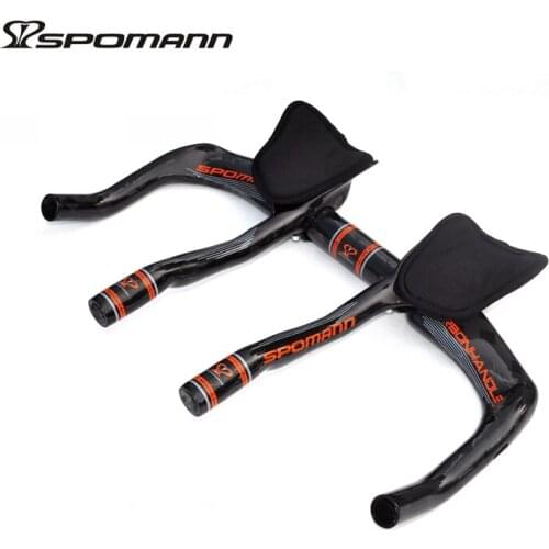 Full Carbon Fiber 12K Texture Gloss Bicycles Rest Handle Bar TT Handlebar Road Bike Handlebar 31.8mm Bicycle Accessories 5Colors