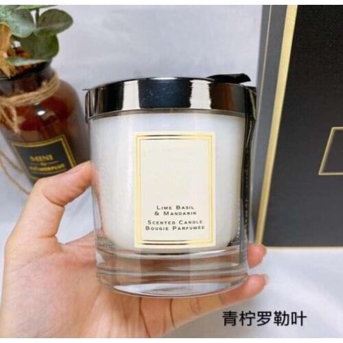 Festive Candle 200g Sea Salt Wild Bluebell English Pear Scented Candle Bougie Parfume Brand Fragrance Deodorant Incense