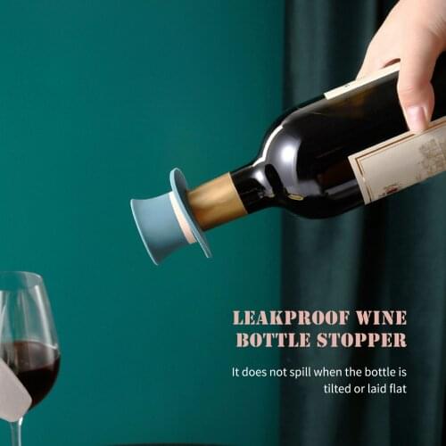 Silicone Champagne Wine Beer Bottle Cork Stopper Plug Wine Bottle Sealer C-ap Stopper Bar Kitchen Tool Reusable Stopper