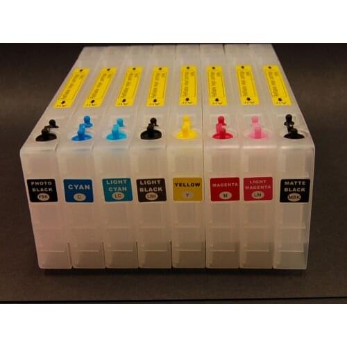 Stylus Pro 7900 9900 Empty Refillable Ink Cartridges(700ML for each one) T5961-T5969 T596A T596B , 11 PCS 1 SET