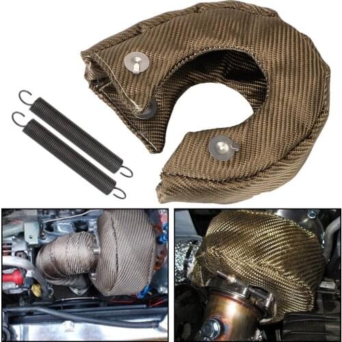 Heat Shield Cover Blanket Protection Wrap Full Titanium Glass Fiber High temperature resistance Turbo Charger Protection Wrap