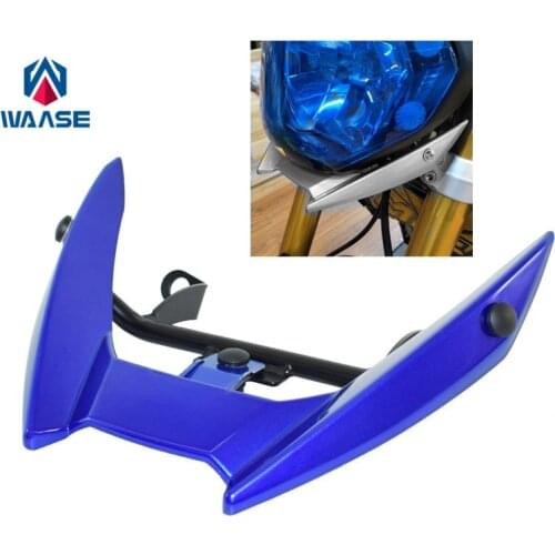 Waase Motorcycle Front Fairing Fender Beak Nose Cone Extension Cover Extender Cowl For Yamaha MT-03 MT-25 MT03 MT25 2015-2020