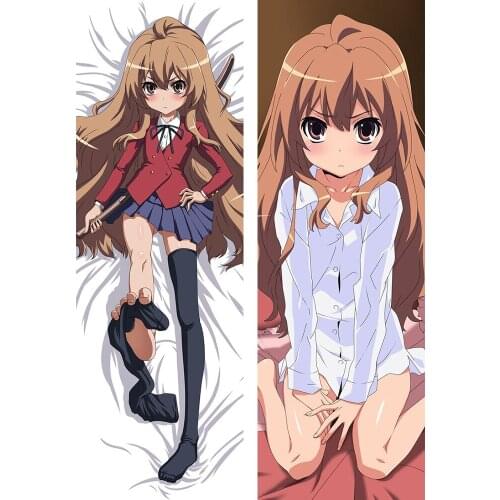 Japanese Coscase Anime Toradora TIGERxDRAGON ! Aisaka Taiga otaku Dakimakura throw pillow cover Hugging Body pillowcase