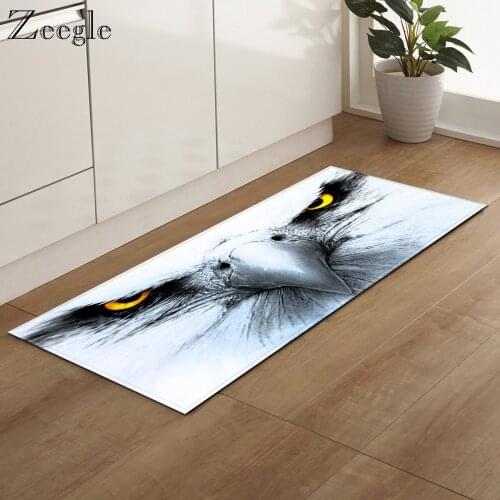 Zeegle Rugs and Carpets for Home Living Room Anti Slip Bathroom Doormat Hallway Floor Rug Absorbent Bedside Carpet Mat Area Rug